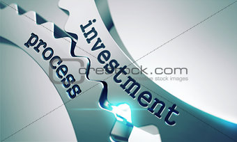 Investment Process Concept on the Gears.