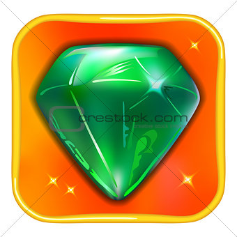 App game icon emerald