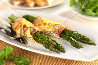 Baked Green Asparagus