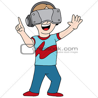 Virtual Reality Video Gamer