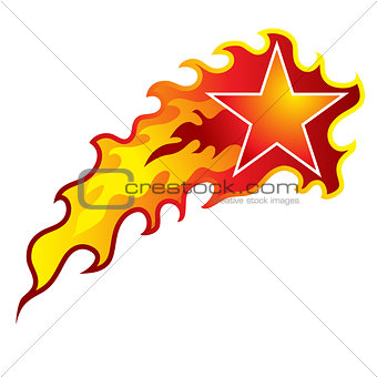 Flaming Shooting Star