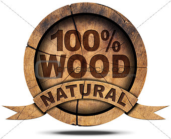 Icon 100 Percent Natural Wood