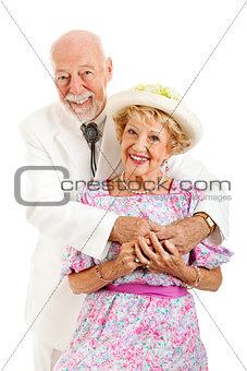 Romantic Southern Senior Couple