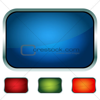 Tech Button Icon Set