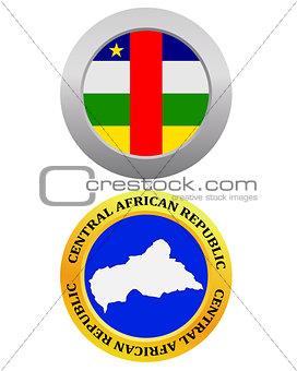 button as a symbol map CENTRAL AFRICAN REPUBLIC