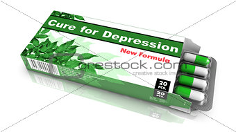 Cure for Depression - Green Pack of Pills