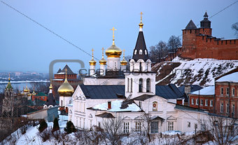 Church and Kremlin in Nizhny Novgorod