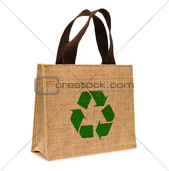 Shopping bag made out of sack