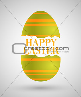 Happy Easter background with egg.