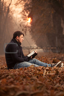 Reading in the leaves
