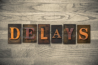 Delays Wooden Letterpress Theme