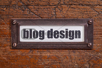 blog design file  label
