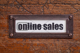 online sales file cabinet  label
