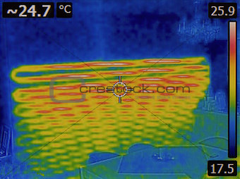 Under Wall Heating Thermal image