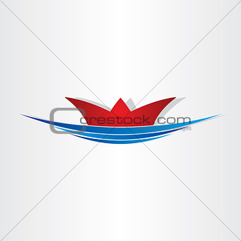 ship on sea sailing symbol