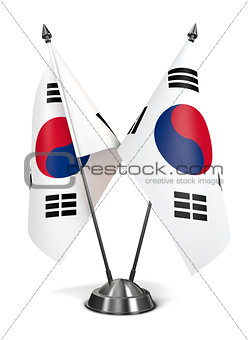 South Korea - Miniature Flags.