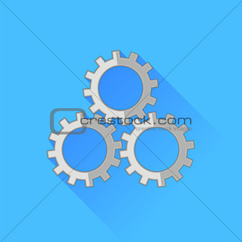 Set of Gears Icon