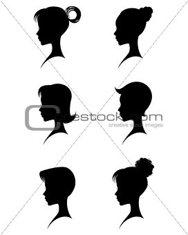 Silhouettes head girls