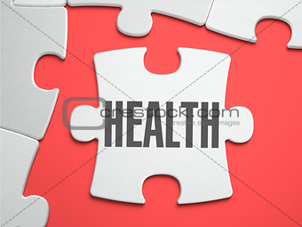 Health - Puzzle on the Place of Missing Pieces.