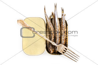 Grilled anchovies.