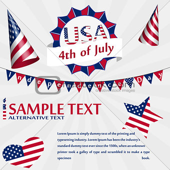 Independence Day USA Card