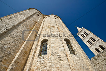 Zadar saint Donat church wide view