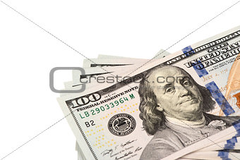 One hundred dollars banknotes