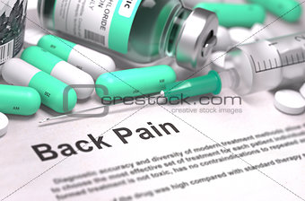 Back Pain. Medical Concept.