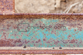Abstract Aged Iron Beam Background