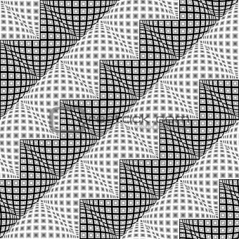 Design seamless diagonal zigzag pattern