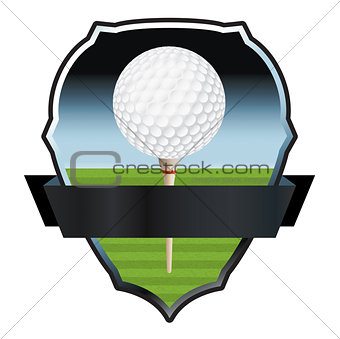 Golf Emblem Illustration