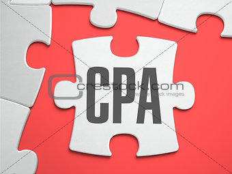CPA - Puzzle on the Place of Missing Pieces.
