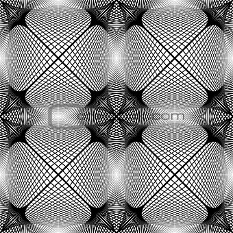Design seamless monochrome decorative pattern