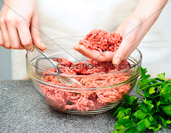 Cooking with ground beef