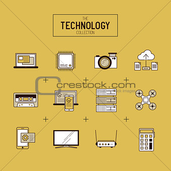 Technology Vector Icon Set