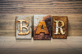 Bar Concept Letterpress Theme