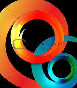 Abstract Bright Background Vector Illustration