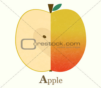 Apple raster illustration