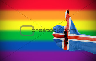 Positive attitude of Iceland for LGBT community