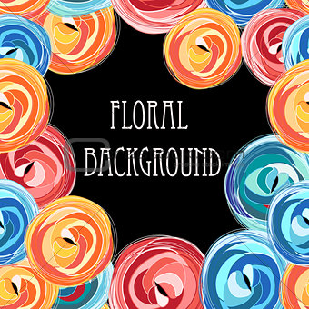 bright graphic floral 