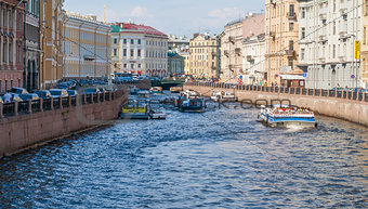 street of Saint-Petersburg, Russia