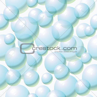 seamless background with water bubbles
