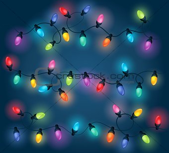 Christmas lights theme image 1