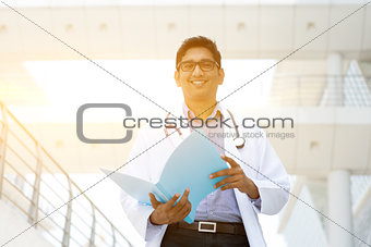 Indian medical doctor portrait