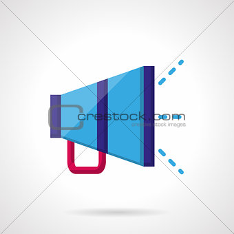 Promotion color vector icon