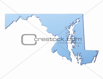 Maryland(USA) map