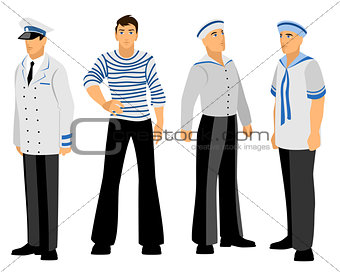 Four sailors set
