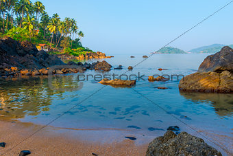 a place for rest and relaxation - a beach in South Goa