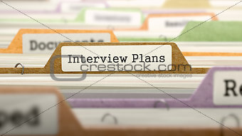 Interview Plans - Folder Name in Directory.