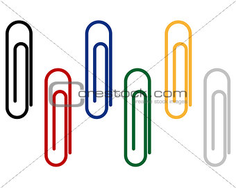 paper clips for fastening papers